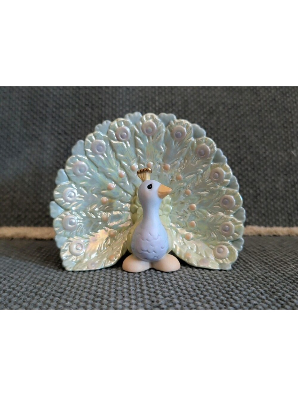 Precious Moments Peacock Figurine Vintage